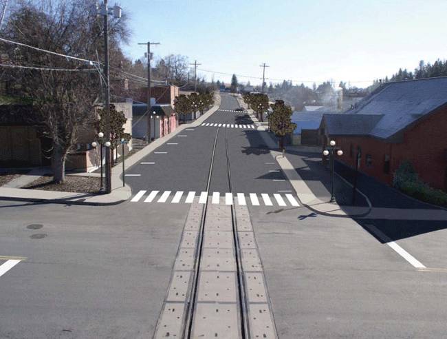 Concept: Washington State DOT artist's rendering of the completed project.